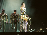 Michael Jackson on Stage in Prague, September 8, 1996 Fotografie-Druck