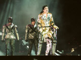 Michael Jackson on Stage in Prague, September 8, 1996 Fotografie-Druck