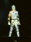 Michael Jackson on Stage in Prague, September 8, 1996 Photographie