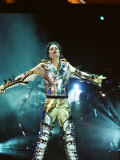 Michael Jackson on Stage in Prague, September 8, 1996 Photographie