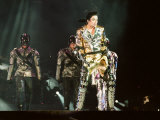 Michael Jackson on Stage in Prague, September 8, 1996 Fotografie-Druck
