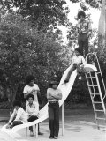 The Jackson Five at Home in Los Angeles, February 23, 1973 Photographic Print