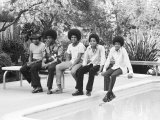 The Jackson Five at Home in Los Angeles, February 23, 1973 Photographie