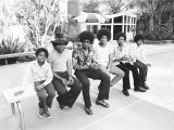 The Jackson Five at Home in Los Angeles, February 23, 1973 Photographic Print