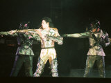 Michael Jackson on Stage in Prague, September 8, 1996 Photographie