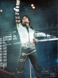 Michael Jackson in Concert at Roundhay Park, July 29, 1988 Photographic Print