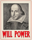 Will Power Plaque en métal