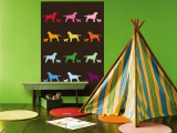 Brown Rainbow Labs Reproduction murale géante par Avalisa 