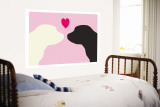 Pink Puppy Love Reproduction murale géante par Avalisa 