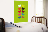 Green Kiss Wall Mural by Avalisa 