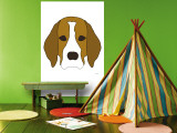 Beagle Wall Mural by Avalisa 
