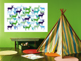Deer Pattern Wandgemälde von Avalisa 