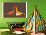 Orange Longneck Reproduction murale géante par Avalisa 
