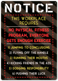 Notice: This Workplace Requires Plakietka emaliowana