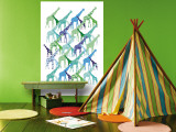 Giraffe Pattern Mural por Avalisa