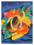 The Essence Of Aloha, Menu Cover c.1930s Poster par Frank MacIntosh