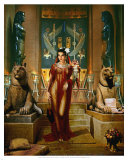 Egyptian Queen Cleopatra Posters par Howard David Johnson