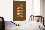 Brown Kiss Mural por Avalisa
