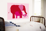 Pink Elephants Vægplakat af Avalisa Pink Elephants Vægplakat af Avalisa