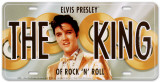 Elvis The King License Plate Plaque en métal