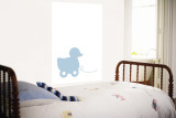 Blue Ducky Wall Mural by Avalisa 
