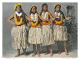 Hawaiian Hula Dancers, c.1880 Prints