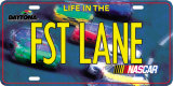Nascar - Fast Lane License Plate Blechschild