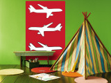 Red Planes Mural por Avalisa