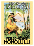 Mid Pacific Carnival, Honolulu, Hawaii, 1915 Prints
