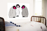 Pink Penguins Reproduction murale géante par Avalisa 