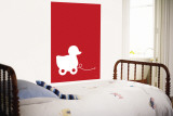 Red Ducky Wall Mural by Avalisa 