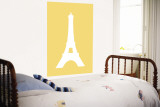 Yellow Eiffel Tower Mural por Avalisa Yellow Eiffel Tower Mural por Avalisa
