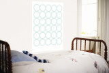 Sea Green Circles Wall Mural by Avalisa 