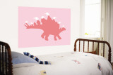 Pink Spike Mural por Avalisa