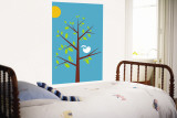 Blue Songbird Mural por Avalisa Blue Songbird Mural por Avalisa