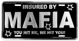 Mafia Auto Tag Blechschild