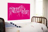 Pink Zebra Vægplakat af Avalisa Pink Zebra Vægplakat af Avalisa