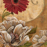 Floral Aura I Kunstdruck von Maria Donovan