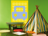 Yellow Auto Mural por Avalisa Yellow Auto Mural por Avalisa