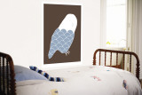 Blue Owl Wall Mural by Avalisa 