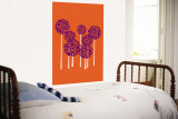 Orange Allium Mural por Avalisa Orange Allium Mural por Avalisa