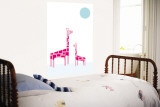 White Giraffe Mural por Avalisa