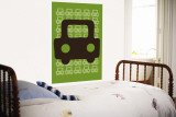 Green Auto Wall Mural by Avalisa 