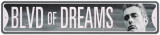 James Dean -  Blvd. of Dreams Street Sign Plaque en métal