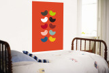 Orange Kiss Mural por Avalisa