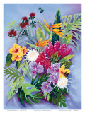 Hawaiian Island Floral Posters by Warren Rapozo