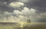 Schiff Mercury Print by Aiwassowskij 