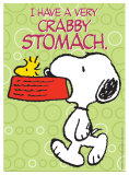 Peanuts - Crabby Stomach Peltikyltit