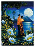 Hawaiian Island Honeymoon Affiches par Warren Rapozo
