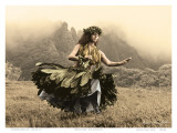 Swaying Skirt, Hawaiian Hula Dancer Affiches par Alan Houghton